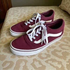Maroon Old Skool Canvas Vans